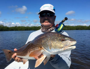 Redfish caught on the fly in Boca Grande